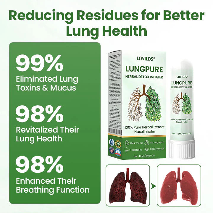 🔥LAST DAY 49%OFF🍃LOVILDS® LungPure Herbal Detox Inhaler