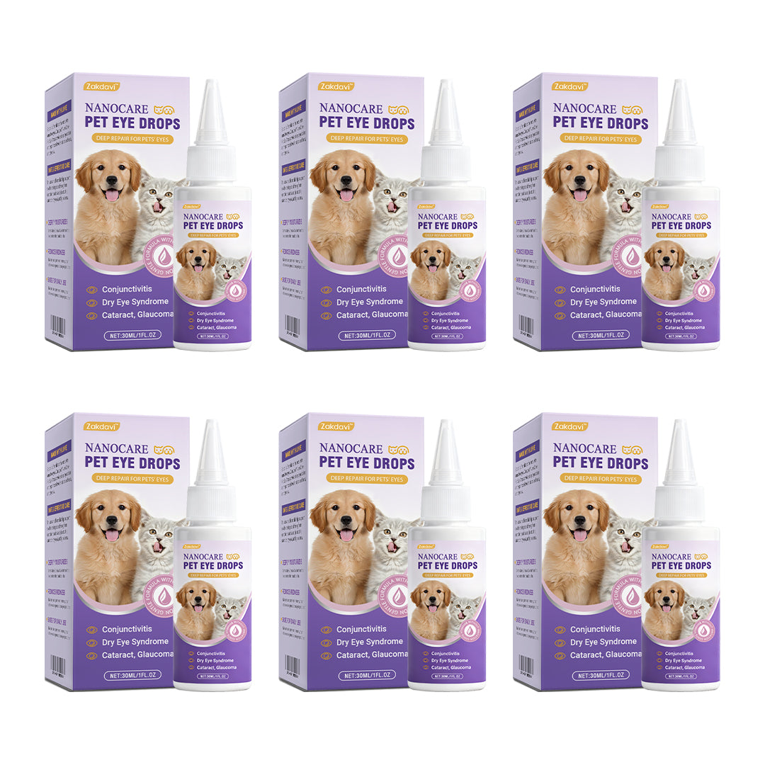 👩⚕️ Zakdavi™ NanoCare Pet Eye Drops ☑️ FDA Approved | Relieves Conjunctivitis, Dry Eyes, Cataracts, and Keratitis🐶