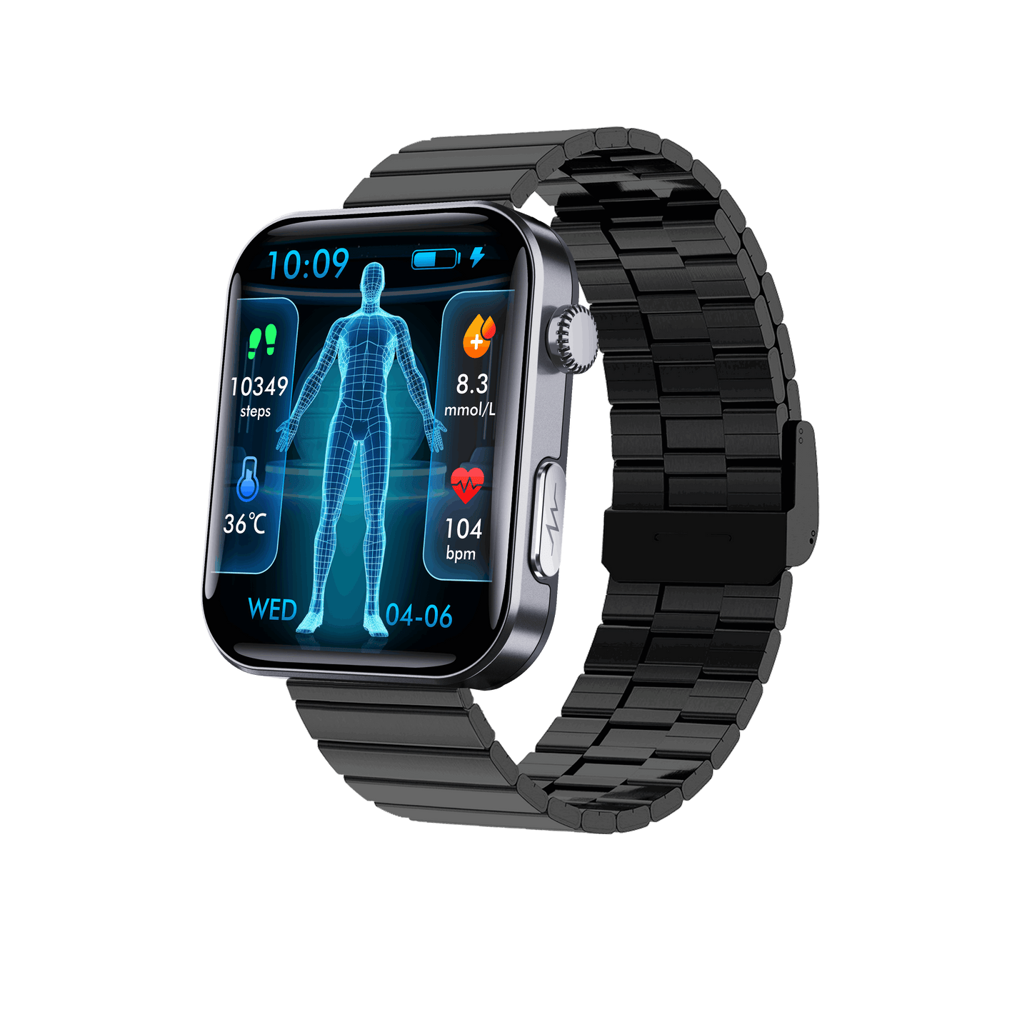 Best Upgrade MorePro® PulseMax Fall Detection Watch With Blood Glucose+Blood Pressure Monitoring+Calls 2025+ Free Strap*2 Gift🎁