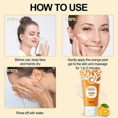 The Exclusive Official Store Orange Scented Exfoliator Clear Gel