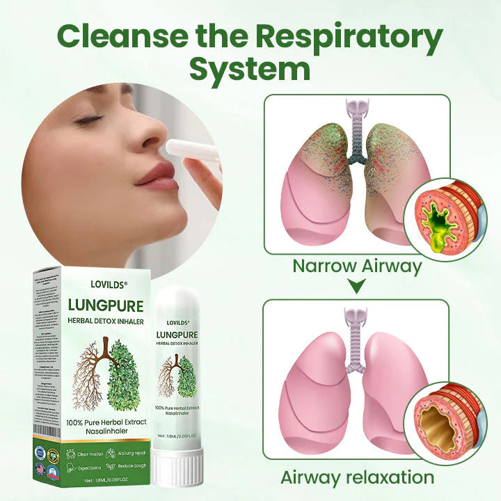 🔥LAST DAY 49%OFF🍃LOVILDS® LungPure Herbal Detox Inhaler