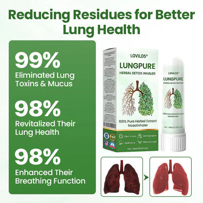🔥LAST DAY 49%OFF🍃LOVILDS® LungPure Herbal Detox Inhaler
