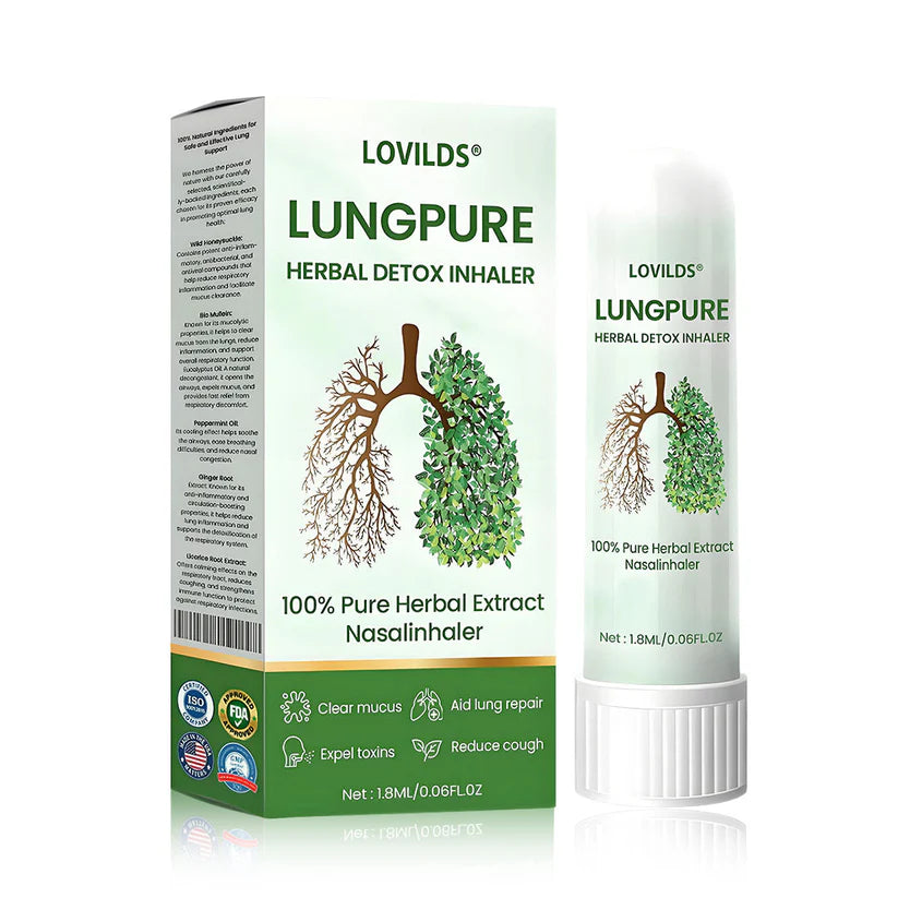 🔥LAST DAY 49%OFF🍃LOVILDS® LungPure Herbal Detox Inhaler