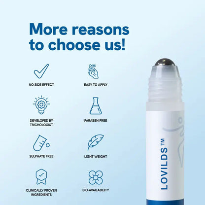 ⚡ 24-Hour Special: Buy 1 Get 1 FREE Hair Regrowth Roll-On - Clinically Proven for 4-Week Results