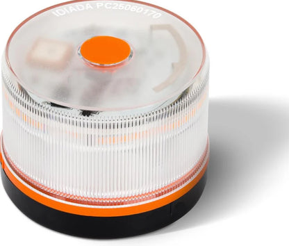 Luz de Emergencia V16 Aprobada por la DGT con Geolocalización 3.0 – Señalización de Ubicación para Automóviles, Plan de Datos Incluido – Base Magnética IP54 – Cumple con la Normativa 2026.