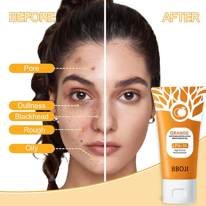 The Exclusive Official Store Orange Scented Exfoliator Clear Gel