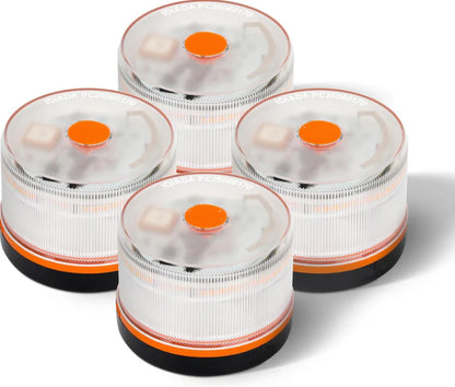 Luz de Emergencia V16 Aprobada por la DGT con Geolocalización 3.0 – Señalización de Ubicación para Automóviles, Plan de Datos Incluido – Base Magnética IP54 – Cumple con la Normativa 2026.