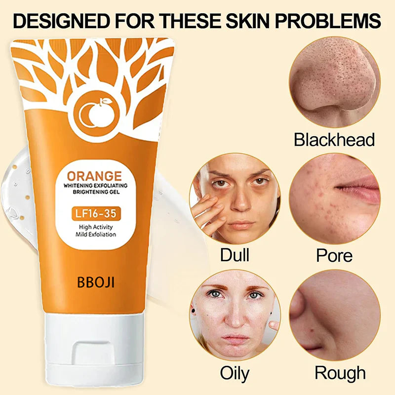 The Exclusive Official Store Orange Scented Exfoliator Clear Gel