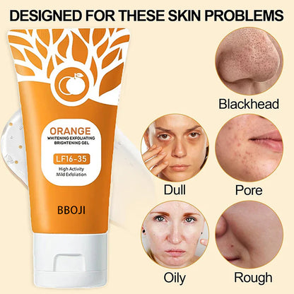The Exclusive Official Store Orange Scented Exfoliator Clear Gel