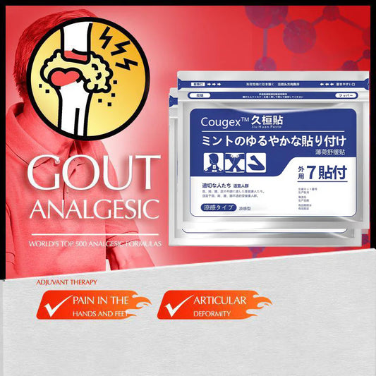 🔥Cougex™ Back Pain Patch Natural Pain Relief Patches for Knee Neck Shoulder and Joint Pain Muscle Soreness Arthritis Relief