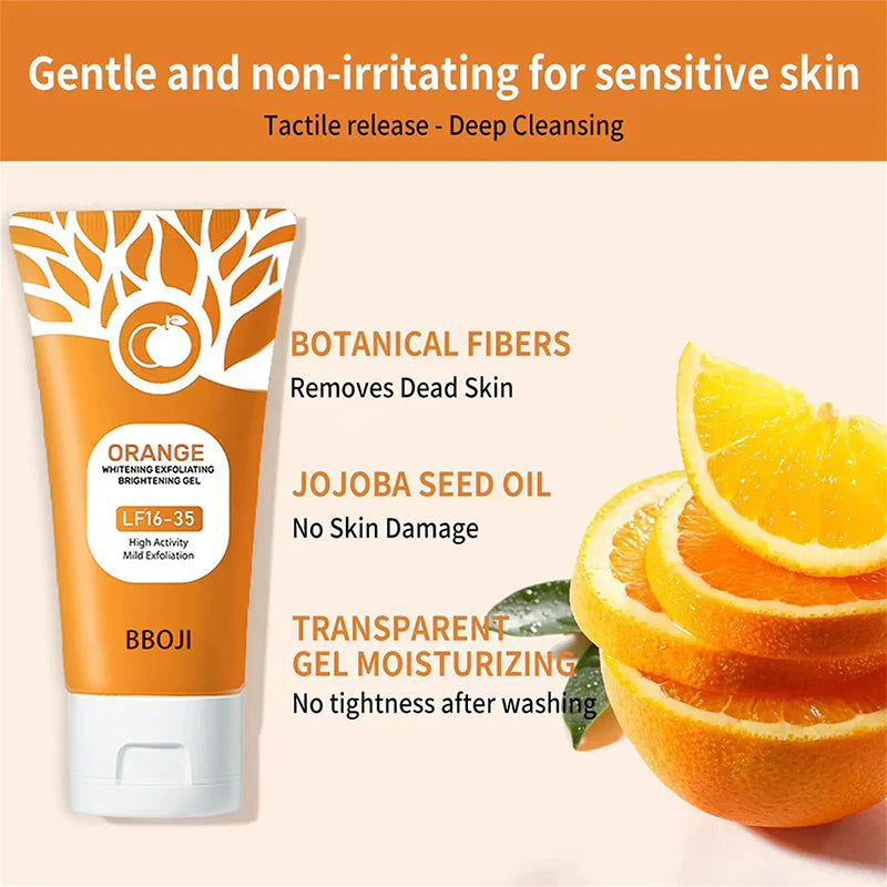 The Exclusive Official Store Orange Scented Exfoliator Clear Gel