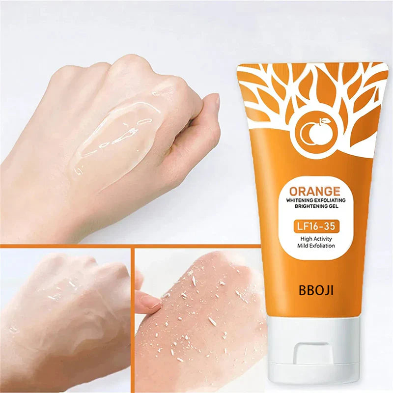 The Exclusive Official Store Orange Scented Exfoliator Clear Gel