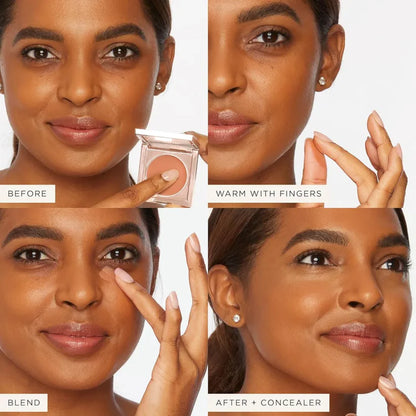 ⏰ Final 3 Hours! 60% OFF 🎀 CC Undereye Corrector + Free Brush | Bright, Crease-Free Dark Circle Defense 🎀（up sell22）