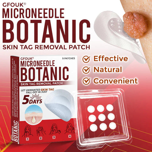 🔥🌻GFOUK® MicroNeedle Botanic Skin Tag Removal Patch 🇺🇸 Made in the USA