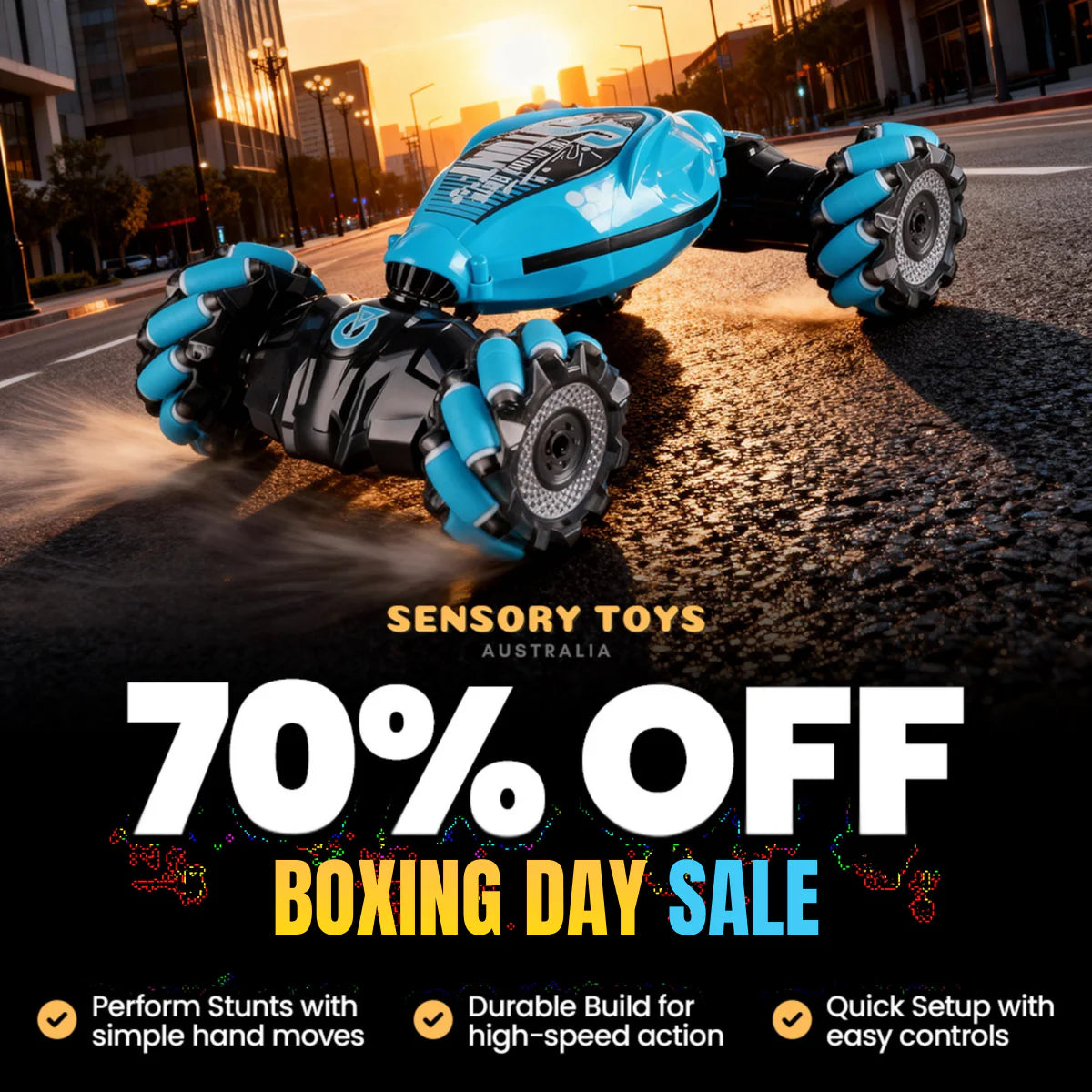 Gesture Control Stunt Car