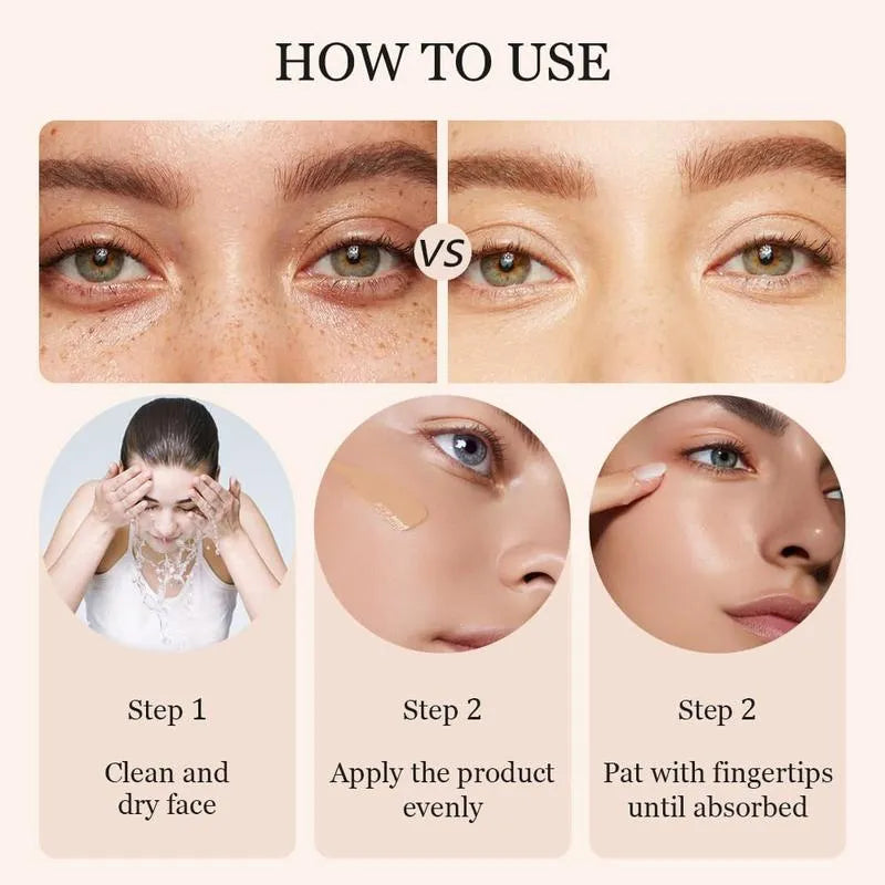 ⏰ Final 3 Hours! 60% OFF 🎀 CC Undereye Corrector + Free Brush | Bright, Crease-Free Dark Circle Defense 🎀（up sell22）