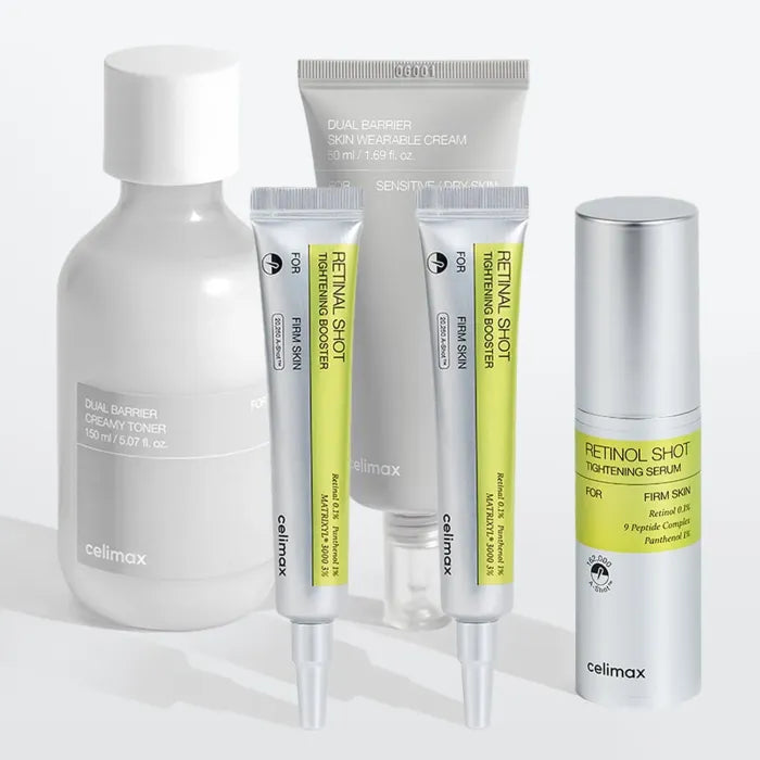 2 Retinal Booster & 1 Retinol Serum & 1 Dual Barrier Toner & 1 Dual Barrier Cream